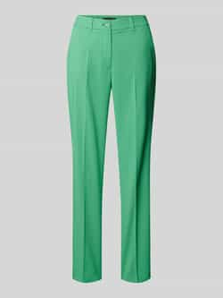 Betty Barclay Klassieke zakelijke broek met vouw Green Dames