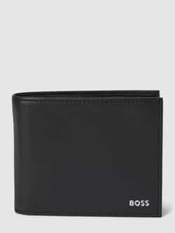 Hugo Boss Leren Herenportemonnee Lente Zomer Collectie Black Heren