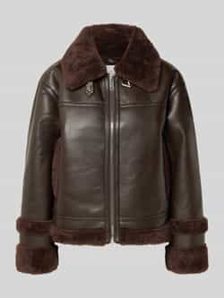 GUIDO MARIA KRETSCHMER WOMAN Bikerjack in leerlook model 'Enie'