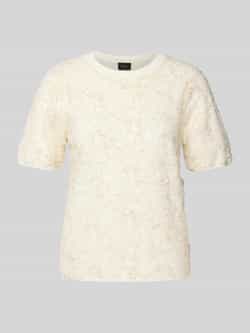 S.Oliver BLACK LABEL Regular fit shirt met glittergaren en pailletten