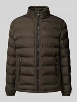 Strellson Regular fit gewatteerd jack met opstaande kraag model 'MODENA FUSED'