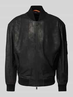 Boss Orange Bomberjack met ribboorden model 'Jotaco'