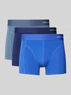 Jack & jones Boxershort met elastische band met label in een set van 3 stuks model 'AXEL'