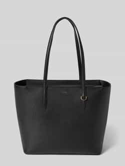 Boss Leren shopper met labelapplicatie model 'Alyce'