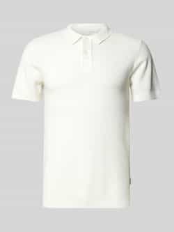 Blend Super skinny fit poloshirt met structuurmotief model 'AIDEN'