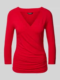 Lauren Ralph Lauren Regular fit blouseshirt van viscosemix model 'ALAYJA'