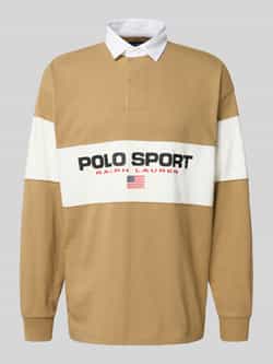 Polo Ralph Lauren Sweatshirt met polokraag en labelprint