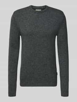 Blend Gebreide pullover met ribboorden model 'BRANKO'