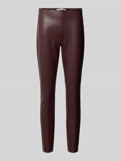 RAFFAELLO ROSSI Skinny fit broek in leerlook model 'RESA'