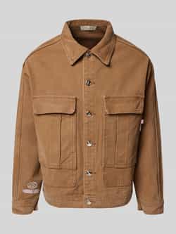 ANOTHER COTTON LAB Jeansjack met labelstitching
