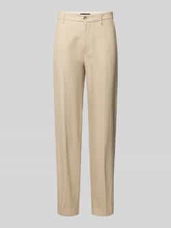 Marc O'Polo Regular fit broek van een mix van linnen en viscose model 'BUNKRIS'
