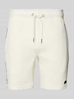 Ellesse Korte regular fit corduroy broek met logobadge model 'TOMATRO'