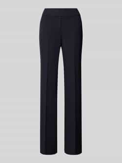SEDUCTIVE Stoffen broek van viscosemix met persplooien model 'NANOU'