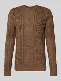 JACK & JONES Premium Gebreide pullover met ribboorden model 'BLUSEAN'