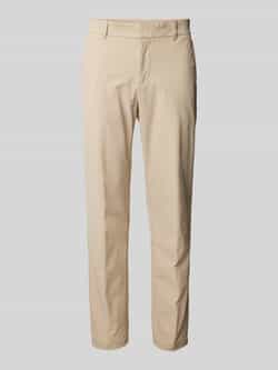 Boss Tapered fit broek met riemlussen model 'Genius'
