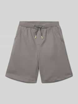 S.Oliver sweatshort lichtgrijs Effen 104 | Sweatshort van