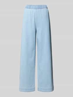 Pieces Regular fit sweatpants met uitlopende pijpen