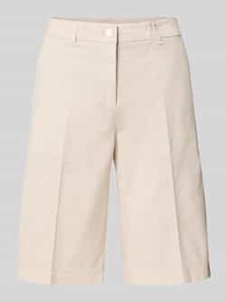 CAMBIO Wide leg korte broek met persplooien model 'STELLA BERM'