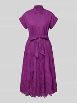 Lauren Ralph Lauren Overhemdjurk met broderie anglaise