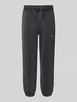 HUGO Relaxed fit sweatpants van katoenmix model 'DELWONY'