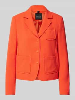 Marc Cain Blazer met opgestikte zakken Orange Dames