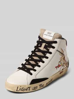 Crime London Sneakers met labeldetail