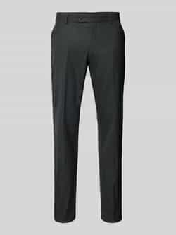HECHTER PARIS Tapered fit pantalon met persplooien