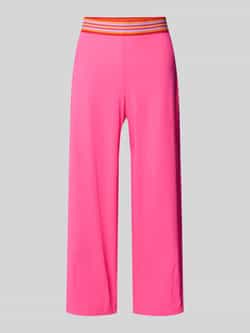 RAFFAELLO ROSSI Regular fit culotte met vaste persplooien model 'SALLY'
