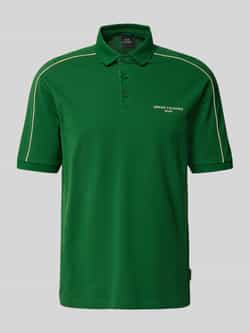 Armani Exchange Regular fit poloshirt met labelprint