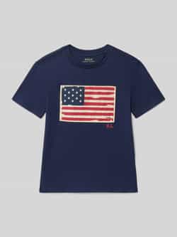 Polo Ralph Lauren Teens T-shirt met labelstitching