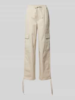 Mazine Regular fit cargobroek met elastische band model 'Coria'