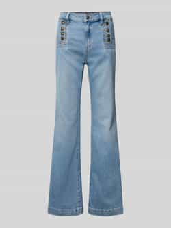 Lauren Ralph Lauren high waist flared jeans light blue denim