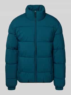 Tom Tailor Denim Regular fit gewatteerd jack met opstaande kraag