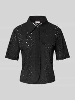 Liu Jo White Overhemdblouse met broderie anglaise