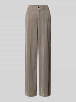 Marc Cain Wide fit corduroy broek met lyocell
