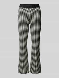 RAFFAELLO ROSSI Bootcut stoffen broek met elastische band model 'MACY'