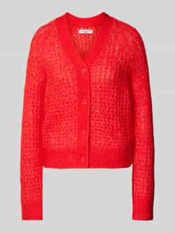 Marc O'Polo Regelmatig gestructureerde cardigan Red Dames