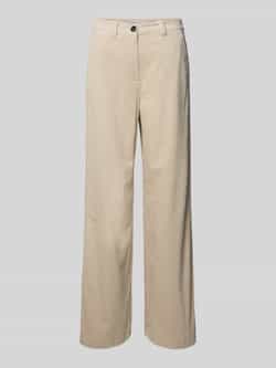 Marc O'Polo Wide leg corduroy broek van puur katoen