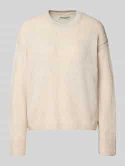 Marc O'Polo Loose fit gebreide pullover van scheerwolmix