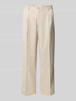 Les Deux Stoffen broek met bandplooien model 'Randall'