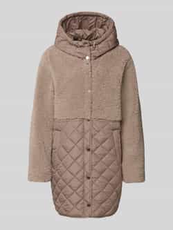 WHITE LABEL Gewatteerd jack met fleece en steekzakken
