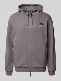 EA7 Emporio Armani Sweatjack met labelprint model 'VENTUS'