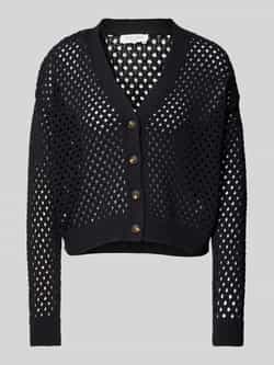 Christian Berg Woman Cardigan met gaatjesmotief