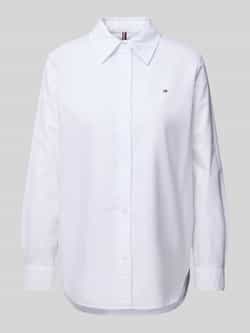 Tommy Hilfiger Regular fit overhemdblouse van puur katoen