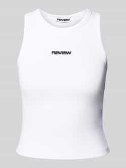 Review Tanktop met labelstitching
