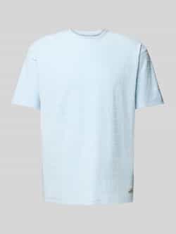 Scotch & Soda Gestreept Towelling T-shirt Blue Heren