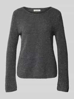 Marc O'Polo Regular fit gebreide pullover van scheerwolmix met alpaca