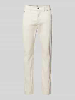 Boss Slim fit stoffen broek met stretch model 'Delaware'