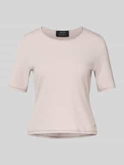 Marc Cain Gebreid shirt van viscosemix met ronde hals