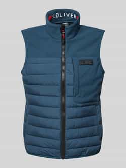S.Oliver RED LABEL Regular fit bodywarmer met contrastdetails